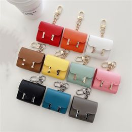 Designer Luxury Wireless Bluetooth Headset accessories case Solid Colour brand headphone case suitable for Airpods1/2 generation Apple Airpodspro3