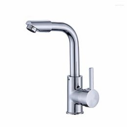 Bathroom Sink Faucets Basin Faucet Chrome Single Handle Kitchen Tap Mixer And Cold Water Hose Accessory