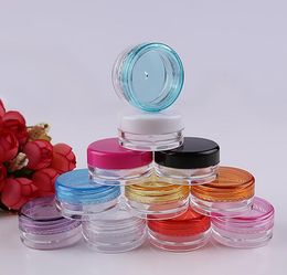 Colourful 5g Cosmetic Empty Jar Pot Eyeshadow Makeup Face Cream Container Bottle Capacity 5g