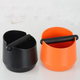 Dinnerware Sets ABS Coffee Knock Box Espresso Grounds Container Residue For Barista With Handle Bucket Grind Waste Bin