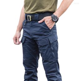 Men's Pants Military Tactical Men Multiple Pocket Cargo Male Casual Trousers Training Outdoor Waterproof Elasticity S-6XL Heat22