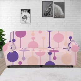 Chair Covers Wholesale Custom Arrival Sofa Protector Couch Cover Colored Round Dot Long Cushion And Set Universal Size