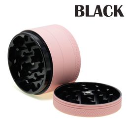 Customised Logo 4 Layers Smoke Grinder Aluminium Alloy Rubber Paint Herb Grinders H23-13