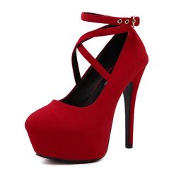 Big Size (us) 3--11 New Women Strappy Heels Pumps Sexy Wedding Club Party Platform High Stiletto Heels Shoes