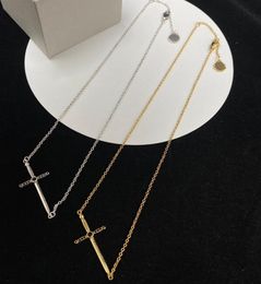 Klassische Kreuz Anhänger Halsketten Männer Frauen Party Liebhaber Geschenk Vintage Mode Designer Halskette Paare Schmuck