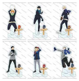 Keychains Anime Haikyuu!! Figures Cosplay Snowball Throwing Style Acrylic Stands Model Character Shoyo Kageyama Standing Sign Fans Gift