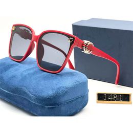 Occhiali da sole firmati Occhiali da sole di lusso per donna uomo moda Goggle Full Frame 5 colori Beach shading Protezione UV occhiali polarizzati regalo con scatola