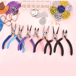 Sewing Notions & Tools Jewelry Pliers Opener Beaded Needle Crochet Cross Stitch Curved Mouth Tweezers Awl Pink Vice