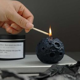 月の手作りの不規則な香りの香りのキャンドルホームデコレーションベッドルームリビングルームデスクオーナメント新年プレゼント