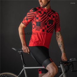Racing Jackets Wear Better TWIN SIX 6 PRO TEAM AERO RED CYCLING Jersey Short Sleeve Bicycle Gear Race Fit Cut Speed Road Top
