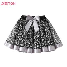 Skirts DXTON Girls Halloween Wear Kids Halloween Festival Party Skirts Children Skull Pumpkin Spider Cosplay Costumes Kids Clothing T230301