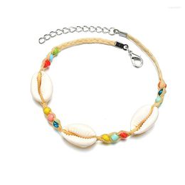 Anklets Fashion Shells Women Foot Accessories Summer Beach Barefoot Sandals Bracelet Ankle On The Leg Female