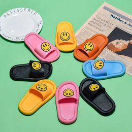 Slipper Girls Cartoon Slippers Autumn Summer New Kids Wide Colorful EVA Rubber Indoor Home Round Toe Shoes Boy Slippers Students Shoe T230302