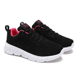 Designer Women Spring Shoe traspiranti Running Scarpe nere viola nera rosa rosa da donna sneaker sport da esterno color137