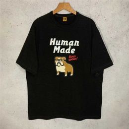 Men's T-Shirts Four Seasons Human Made Dog Fashion T-shirt Men 1 1 B Quality Human Made Women Vintage Shirt Cotton Short Sleeve Tee G230301