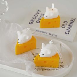 Candle Guest Gift Cheese Mouse Soy Wax Candles Scented Fragrance for Home Decoration Wedding