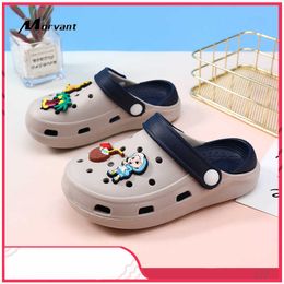 Slipper Fashion Children's Slipper Cute Cartoon Boys Girls Garden Shoes Breathable Beach Slippers Kids Outdoor Garden Sandals T230302