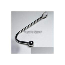 Other Health Beauty Items Stainless Steel Anal Hook With Ball Metal Plug Adt Toys Butt Drop Delivery Dhlix