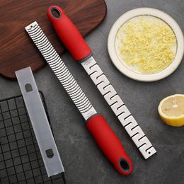 Cheese Tools 2Pcs Grater Lemon Zester Kitchen Parmesan Slicer Chocolate Ginger Spice Citrus Home Cooking Utensils 230302