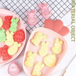 Baking Moulds Easter Biscuit Mold Plastic Egg Cookie Cake Tools Cutter Embosser Stamp Party Fondant Decoration B7g4