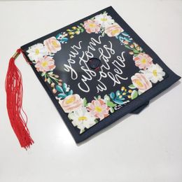 Sublimation graduation cap stick Sublimation phase plate photo frame highlighter UV printing printed wooden MDF graduation cap trencher cap 2023 001