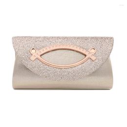 Evening Bags TRAVEASY PU Woman Shoulder Bag With Detachable Strap Sequin Lady Makeup Female Chain Handbag Small Mobile Phone