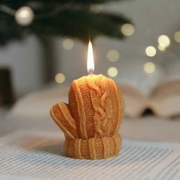 Scented Candle modern christmas wool gloves shape candles scented creative aromatic home fragrance decoration aroma small interior decor