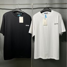 Men's T Shirts Black White Sportswear Design T-shirt Men Women Good Quality Slogan Logo Graphic Tee Casual Tops
