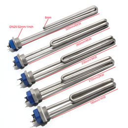 110V/220V/380V Foldback Screw In Electric Water Heater Element with 1 INCH NPT Thread 1KW/2KW/3KW/4KW/6KW 304 Stainless Steel