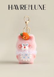 Key Rings Package pendant Carrot plush bear cute girly heart gift backpack hanging ornament handmade doll car keychain