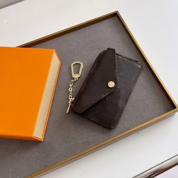 Men Wallet Designer Card Holder Women RECTO VERSO Key Pouch Belt Mini Zippy Organiser Coin Purse Embossing Bag Charm Pochette Accessoires Small Pink Wallet With Box