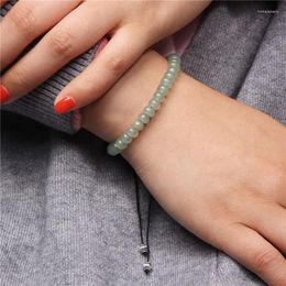 Strand Natural Stone Quartz Crystal Beads Bracelet Black Rope Braided Love For Women Female Ladies Gifts Guard Party Gift