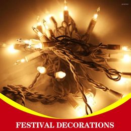 Strings 7m Led String Lights Outdoor Garlands Festoon Fairy Decorations Lighting For Year Christmas Tree 110V US Plug