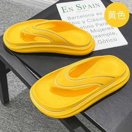 Slippers Flip-flops Couples Beach Shoes Korean Version of Soft Fashion House Men's Y2302