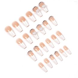 False Nails 24Pcs Full Cover Fake No Smell And Harm Safe For Pregnant Women To Use
