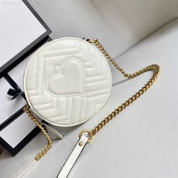 Hot Selling Classics Branded Girls Purses Luxury Chain Sling Bags Women Round Handbags Designer Ladies Hand Bags