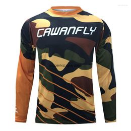 Racing Jackets Full Sleeves MTB Jersey Quickdry Motocross Wear BMX Cycling Mountain Bike Clothing Downhill Outdoor Sport T Shirt