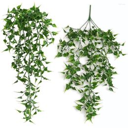 Decorative Flowers Home Decoration Po Props Party Supplies Artificial Ivy Wall Hanging Wreath Lifelike Plants Leaves Vine Garland