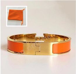 Bracelet designer Jewellery bracelets bangle for women and mens letter charm love bracelet stainless steel gold buckle Cuff Fashion Accessories with flannelette bag