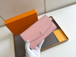 Fashion designer wallets luxury Taurillon long purses men women slim clutch Highs quality monograms Capucines coin card holders with original box dust bag