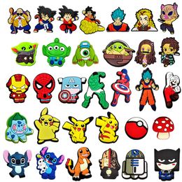 Shoe Parts Accessories Cartoon Charms Fits For Diy Clog Sandals Decoration Pvc Cartoons Shoes Drop Delivery Ot5Sq