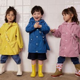 Coat Pureborn Unisex Baby Toddler Raincoat Hooded Waterproof Jacket Outwear Hoodies With Bag