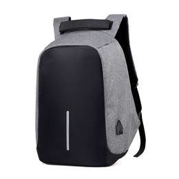 School Bags Anti-theft Bag Men Laptop Rucksack Travel Backpack Women Large Capacity Business USB Charge College Student School Shoulder Bags 230302