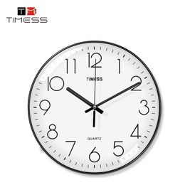 Wall Clocks TIMESS 3D Wall Clock Modern Design Nordic Brief Living Room Decoration Kitchen Bedroom Art Mechanical Timepiece Home Improvement 230303