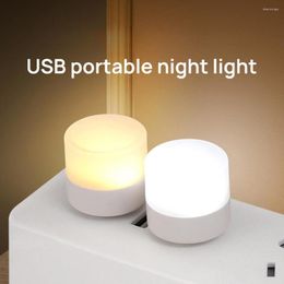 Night Lights USB Plug Lamp Small Light Computer Mobile Power Charging Mini Book Lamps LED Eye Protection Square Reading