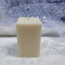 3D Irregular Cylinder Home Decoration Making Supplies Pendulum DIY Aromatherapy Scented Candle Silicone Moulds