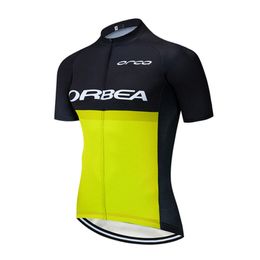 ORBEA Team mens Cycling Jersey Summer Short sleeve Racing Clothes Bike Shirts Ropa Ciclismo quick dry Mtb bicycle Tops sports uniform Y2303304