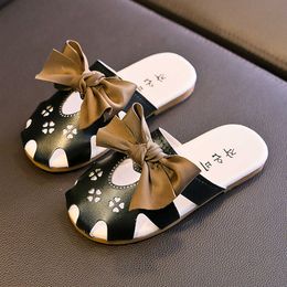 Slipper Slippers Flops Girl Casual Todder Flip Baby Beach Indoor Soft Kids Shoes Bowknot Baby Shoes Baby Shoes T230302