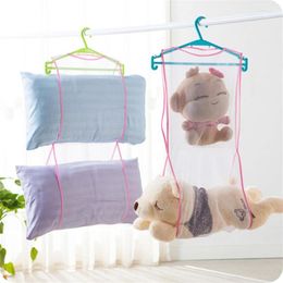 Storage Bags 1PC Windproof Pillows Drying Mesh Bag Household Toys Rack Net Wardrobe Women's Organize