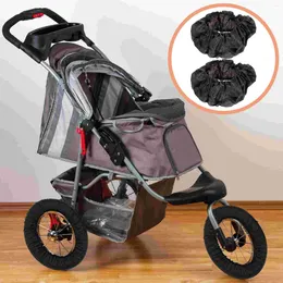 Storage Bags Wheel Cover Stroller Wheelchair Protector Baby Accessory Pushchair Covers Tyre Black Protection